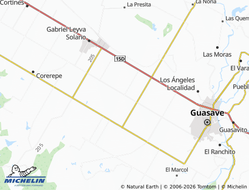 MICHELIN Ejido la Entrada map - ViaMichelin