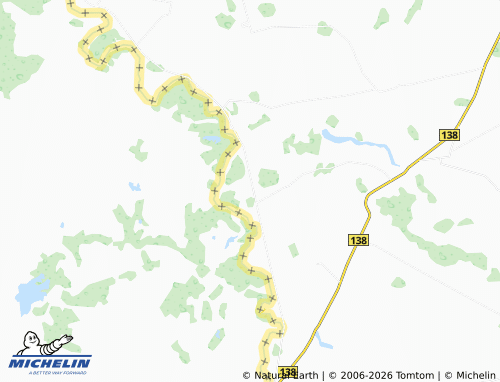 Mappa MICHELIN Turčinai - ViaMichelin