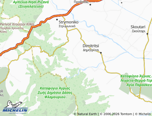MICHELIN Mesada map - ViaMichelin