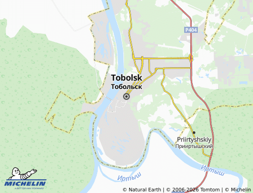 MICHELIN-Landkarte Tobolsk - ViaMichelin