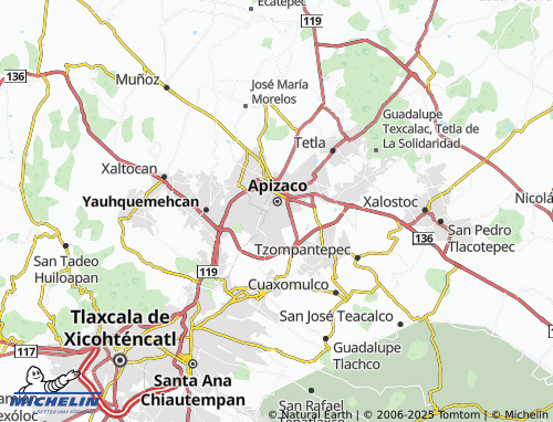 MICHELIN Los Sauces map - ViaMichelin