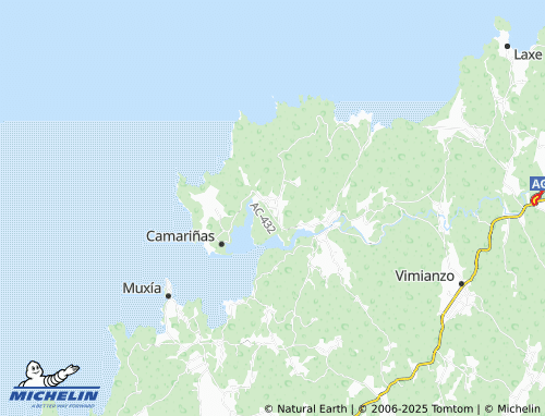 MICHELIN Xaviña (Santa María) map - ViaMichelin