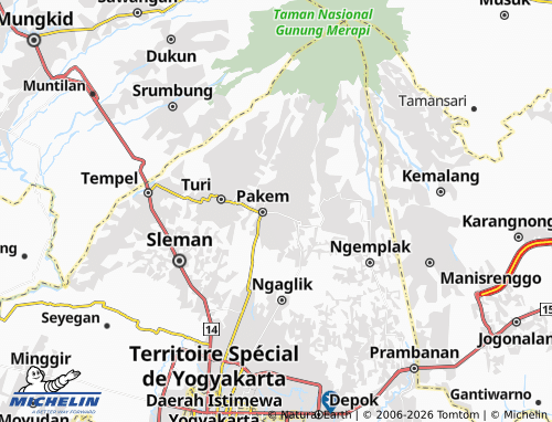 Mappa MICHELIN Candi Binangun - ViaMichelin