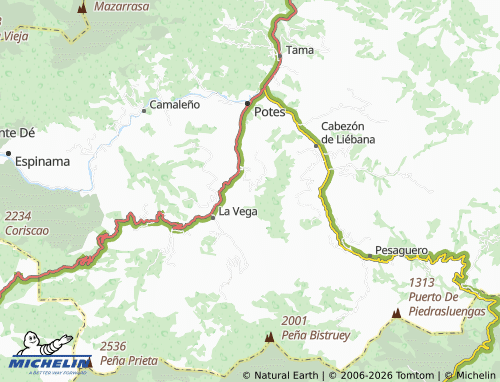 MICHELIN Tollo map - ViaMichelin
