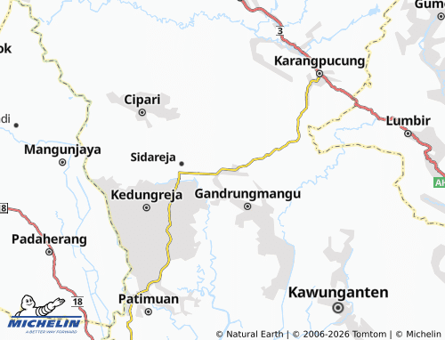 MICHELIN-Landkarte Wringinharjo - ViaMichelin