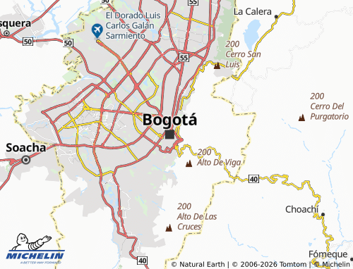 Carte MICHELIN Bosque Izquierdo - ViaMichelin