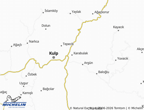 MICHELIN Karabulak map - ViaMichelin