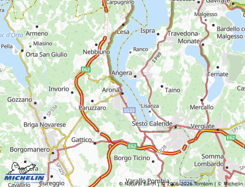 Mapa MICHELIN Arona - ViaMichelin