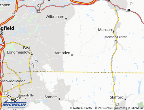 Mappa MICHELIN Hampden - ViaMichelin