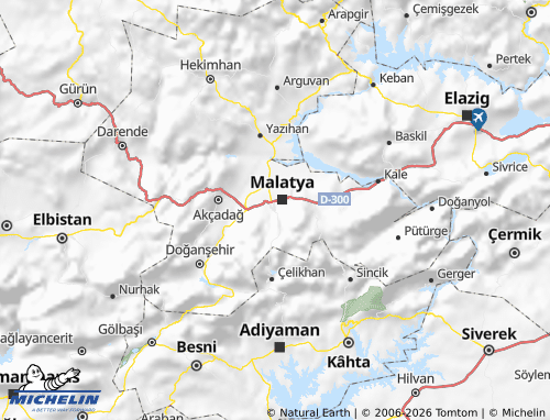 Kaart MICHELIN Yeşilyurt - ViaMichelin