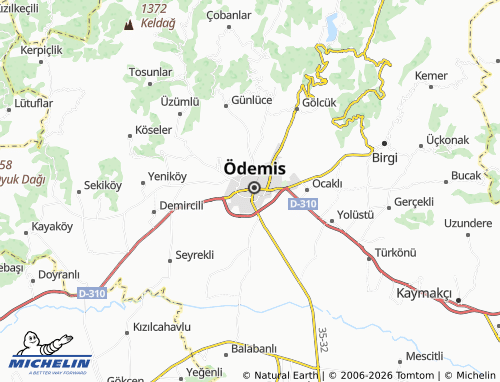 MICHELIN Umurbey map - ViaMichelin