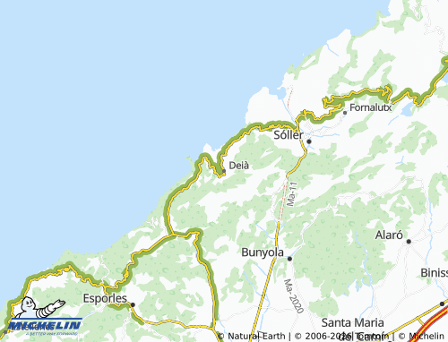 Mapa MICHELIN Deià - ViaMichelin