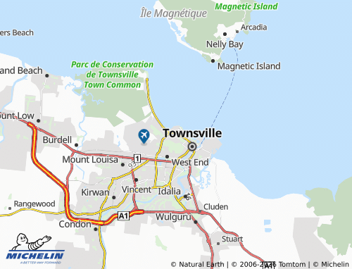 Mappa MICHELIN Castle Hill - ViaMichelin