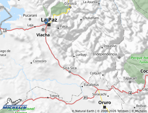 MICHELIN Loayza map - ViaMichelin