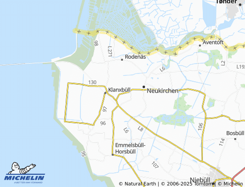 Kaart MICHELIN Norderhesbüll - ViaMichelin