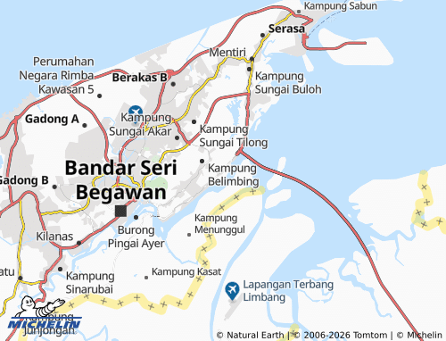 MICHELIN-Landkarte Kampung Sungai Belukut - ViaMichelin
