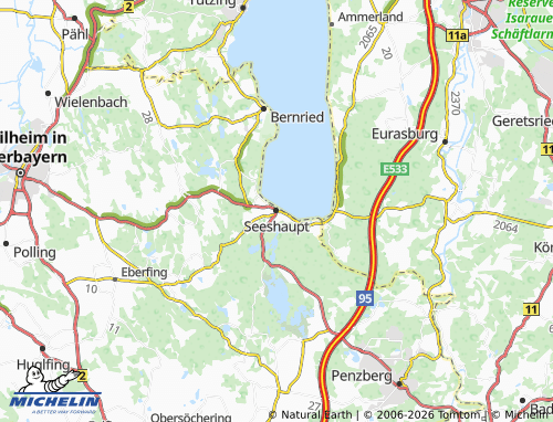 Mappa MICHELIN Seeshaupt - ViaMichelin