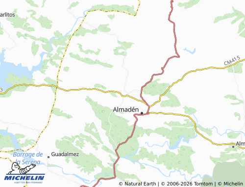 MICHELIN Chillón map - ViaMichelin