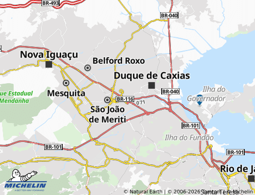 Mapa MICHELIN Parque Juriti - ViaMichelin