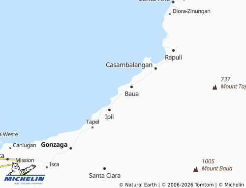 MICHELIN Santa Cruz map - ViaMichelin