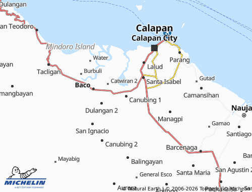 Mappa MICHELIN Canubing 1 - ViaMichelin