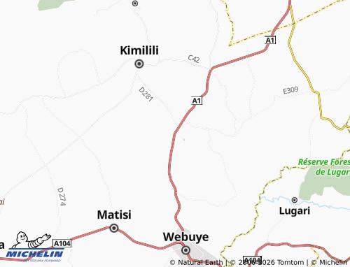 MICHELIN Misikhu map - ViaMichelin
