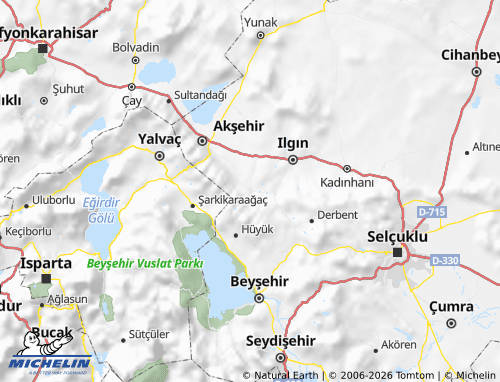 MICHELIN-Landkarte Doğanhisar - ViaMichelin