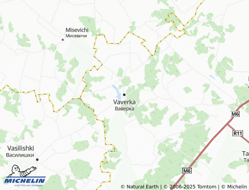 MICHELIN Vaverka map - ViaMichelin