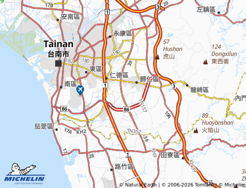 MICHELIN Lioujia map - ViaMichelin