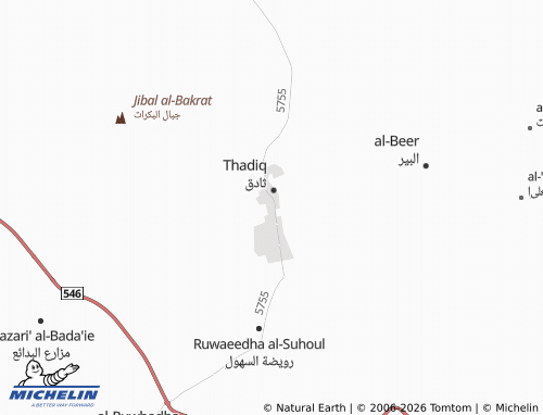 Carte MICHELIN al-'Azeeziyyah - ViaMichelin