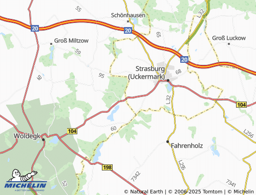 Mapa MICHELIN Glantzhof - ViaMichelin