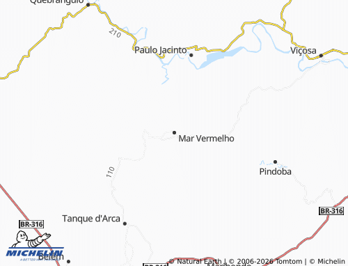 MICHELIN Mar Vermelho map - ViaMichelin