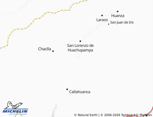 Mapa MICHELIN San Pedro de Casta - ViaMichelin