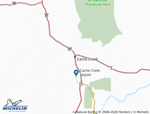 MICHELIN-Landkarte Cache Creek - ViaMichelin