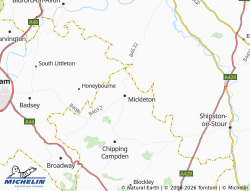 Mapa MICHELIN Mickleton - ViaMichelin