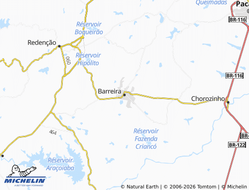 Carte MICHELIN Barreira - ViaMichelin