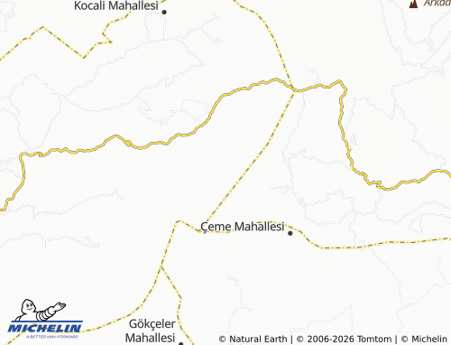 MICHELIN Elmacık map - ViaMichelin