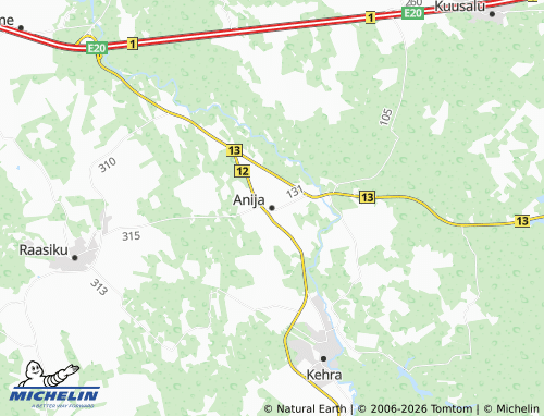 MICHELIN-Landkarte Anija vald - ViaMichelin