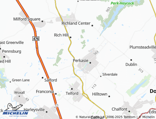 MICHELIN White Horse map - ViaMichelin