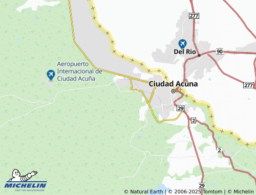 MICHELIN Lomas del Pedregal map - ViaMichelin