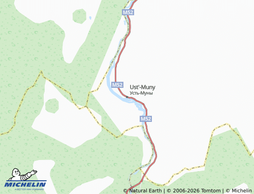 MICHELIN-Landkarte Ust'-Muny - ViaMichelin
