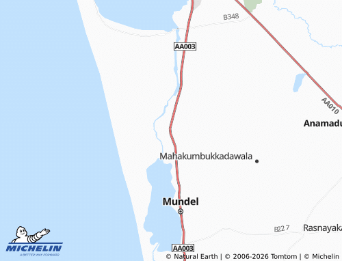 Mappa MICHELIN Pubudugama - ViaMichelin