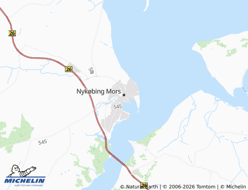 MICHELIN-Landkarte Nykøbing Mors - ViaMichelin
