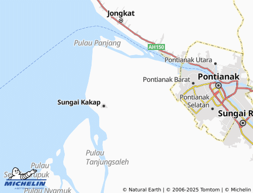 MICHELIN Sungai Itik map - ViaMichelin