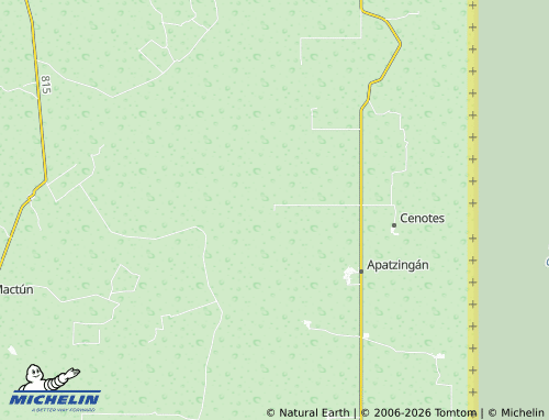 MICHELIN San Miguel Zacaolas map - ViaMichelin