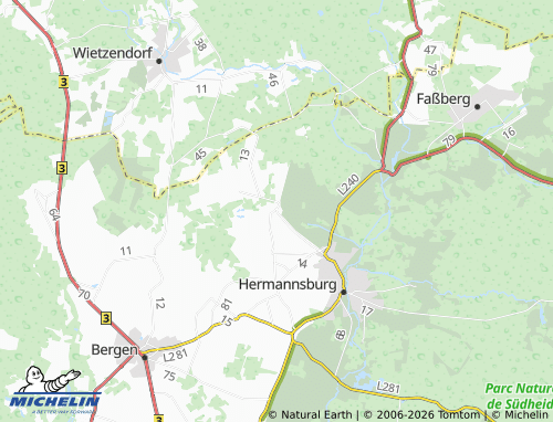 Carte MICHELIN Bonstorf - ViaMichelin