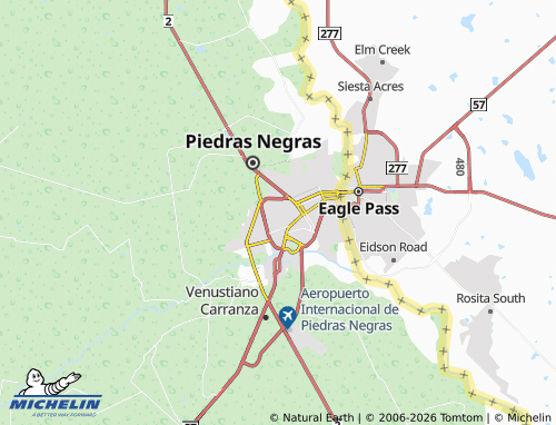 Mappa MICHELIN Hidalgo - ViaMichelin