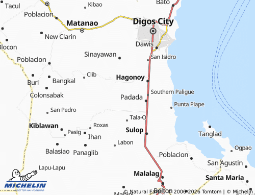MICHELIN Almendras map - ViaMichelin