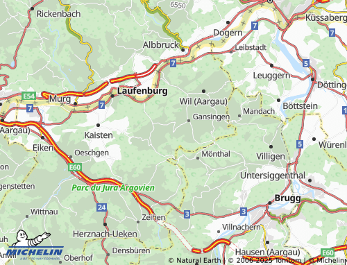MICHELIN-Landkarte Galten - ViaMichelin