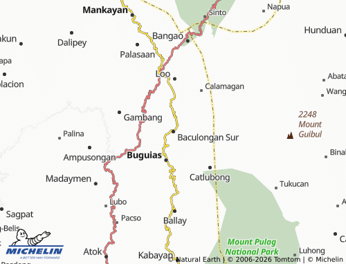 MICHELIN Baculongan Sur map - ViaMichelin